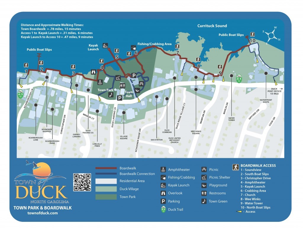 Town-of-Duck-Walking-Map